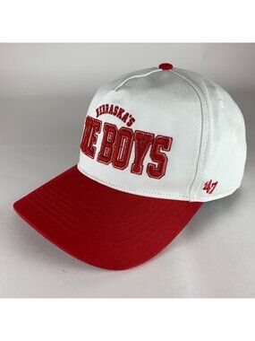 Nebraska Cornhuskers NCAA White Red Hitch Snapback Hat